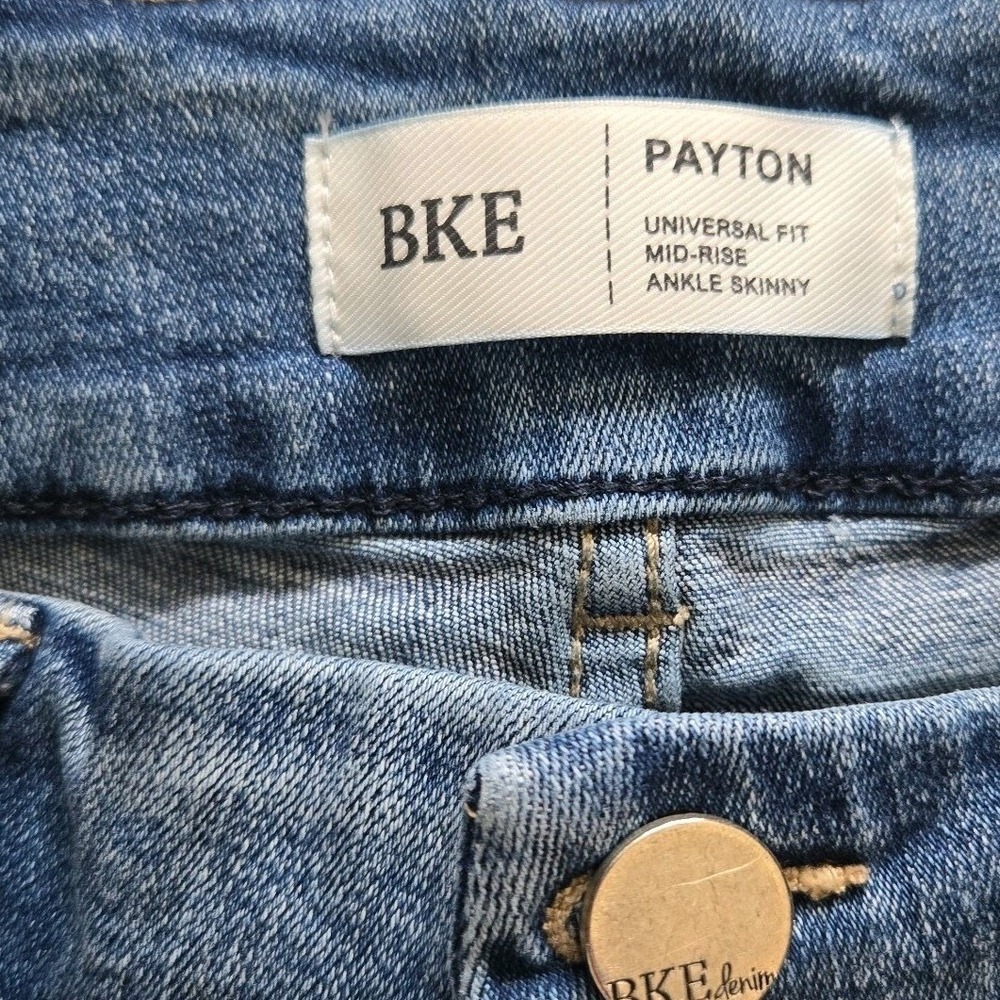 BKE Payton Ankle Skinny Jeans Womens 31x25 Stretch Denim Distressed (31×27) - Picture 7 of 9